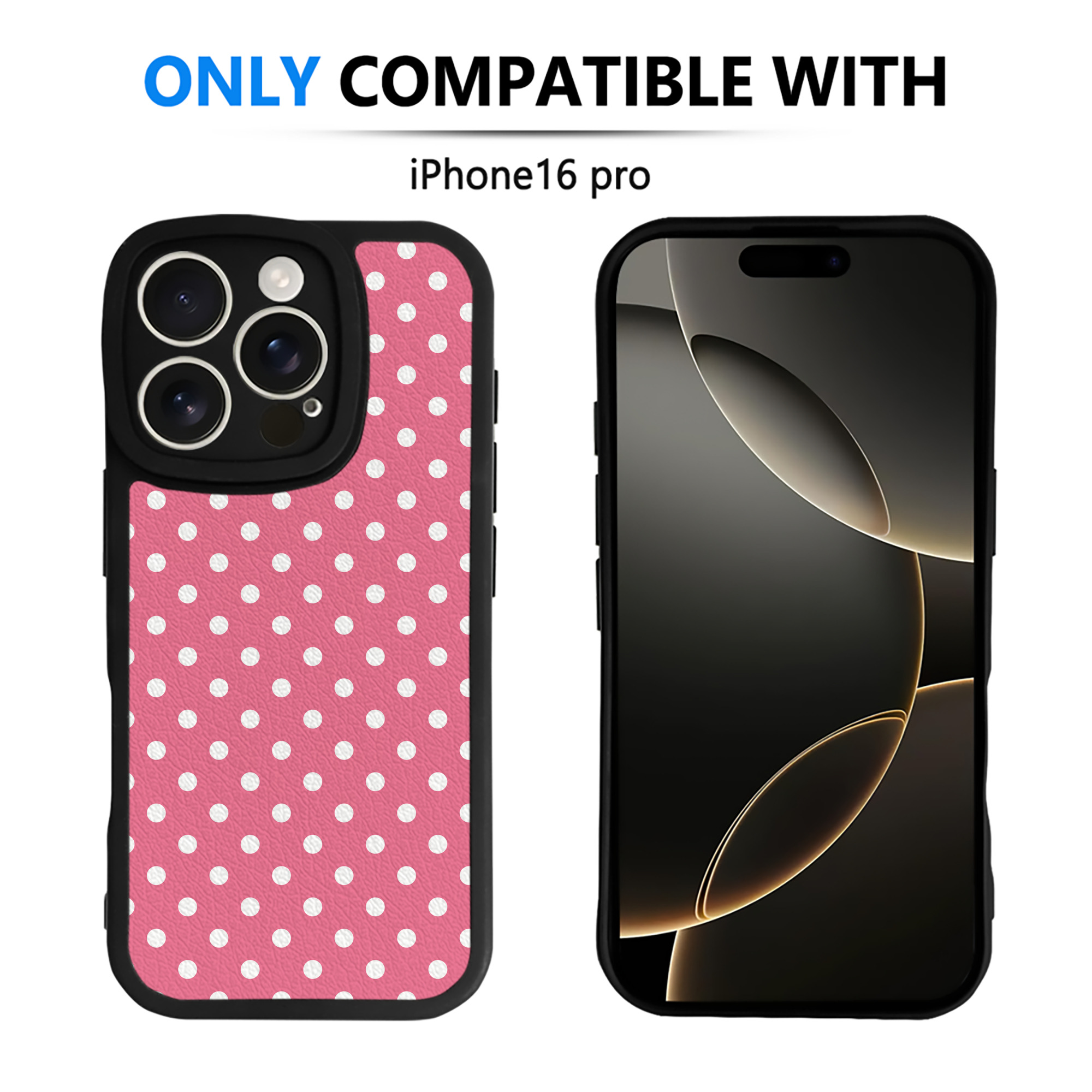 （画像用） Hello Kitty ハローキティ 【iPhone 16シリーズ対応】シリコンスマホケース（レザー調） 材質：シリコン